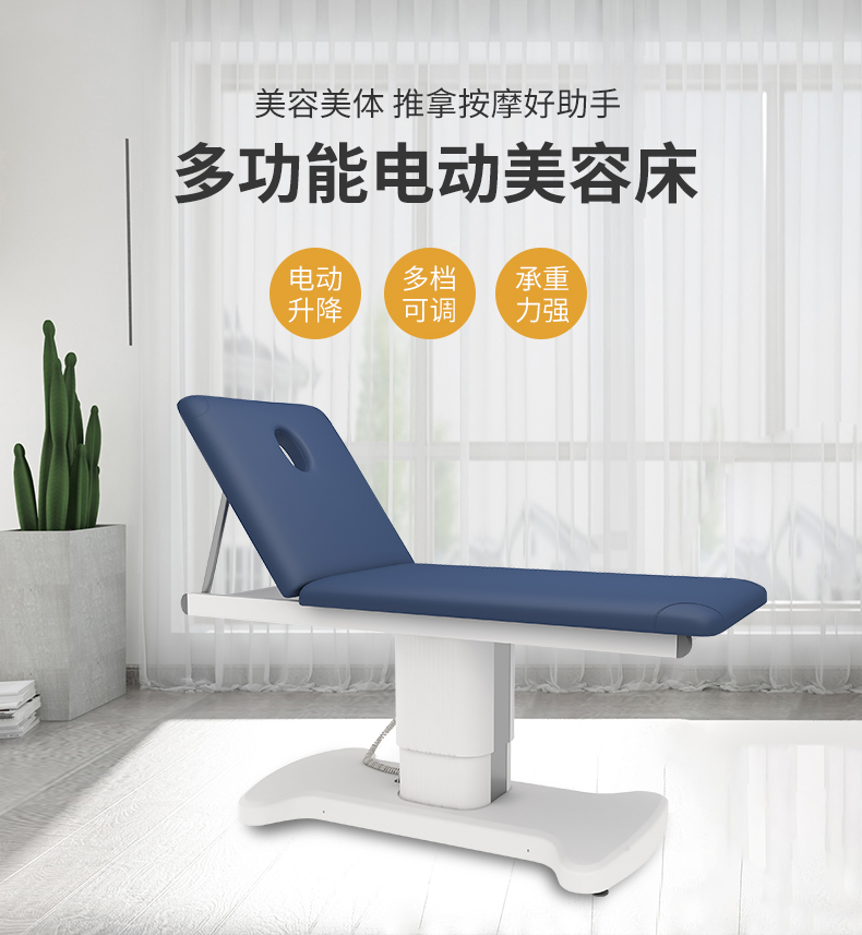 S412B 多功能電動直立升降美容床