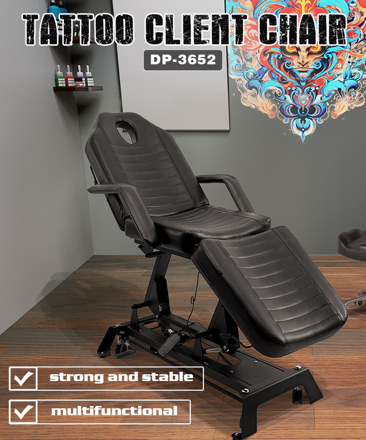 3652 電動推拿按摩檢查床紋身椅