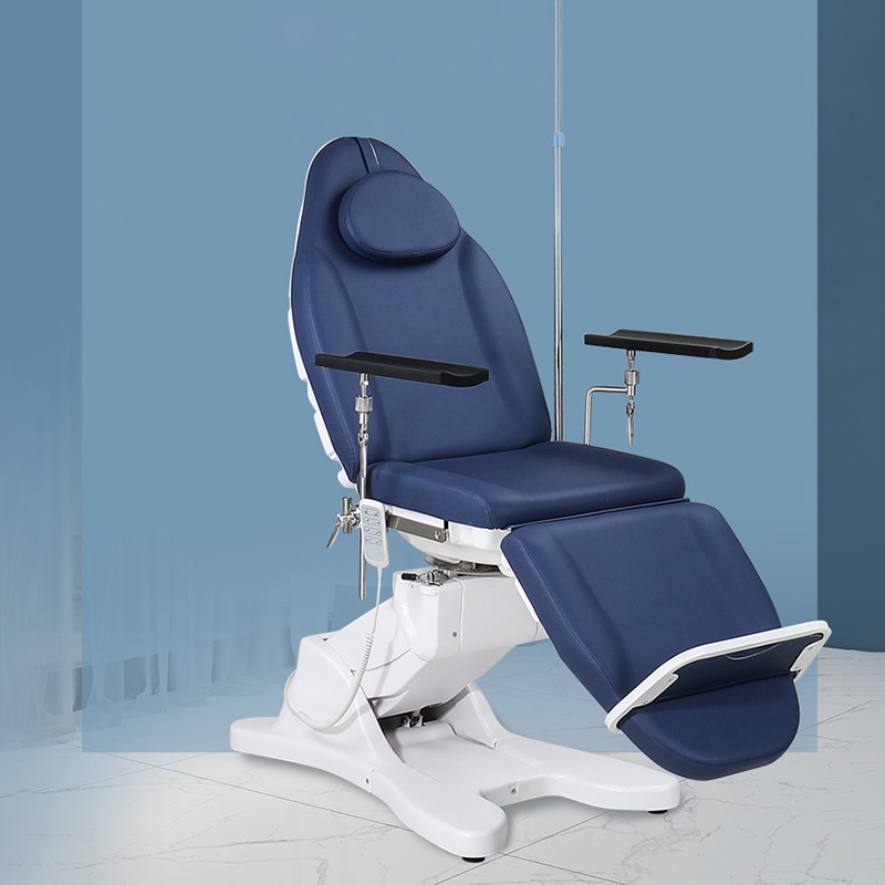 DP-YS024藍色透析椅，醫院診所病人輸液椅