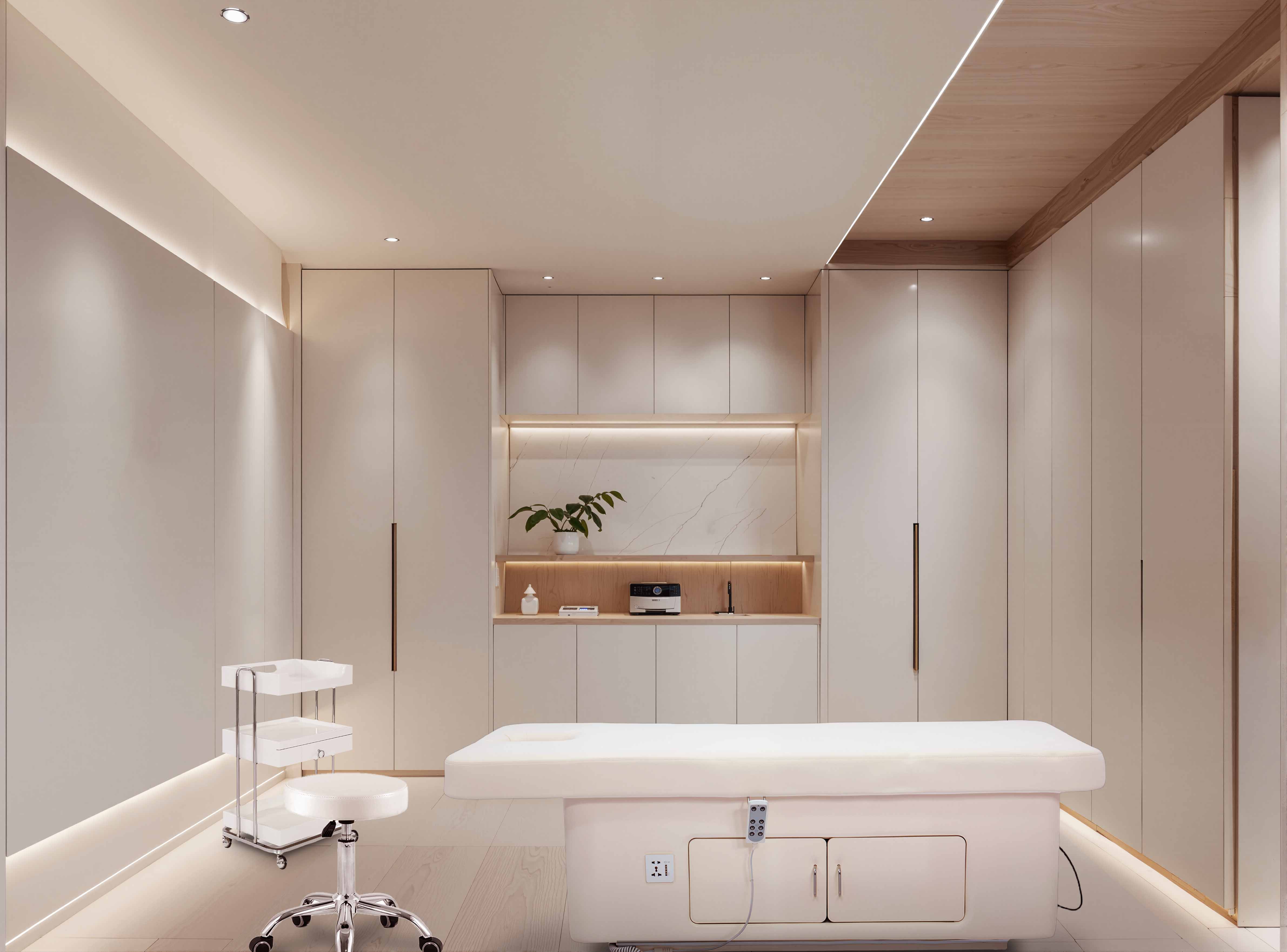 美容院現(xiàn)代簡約風(fēng)裝修效果圖