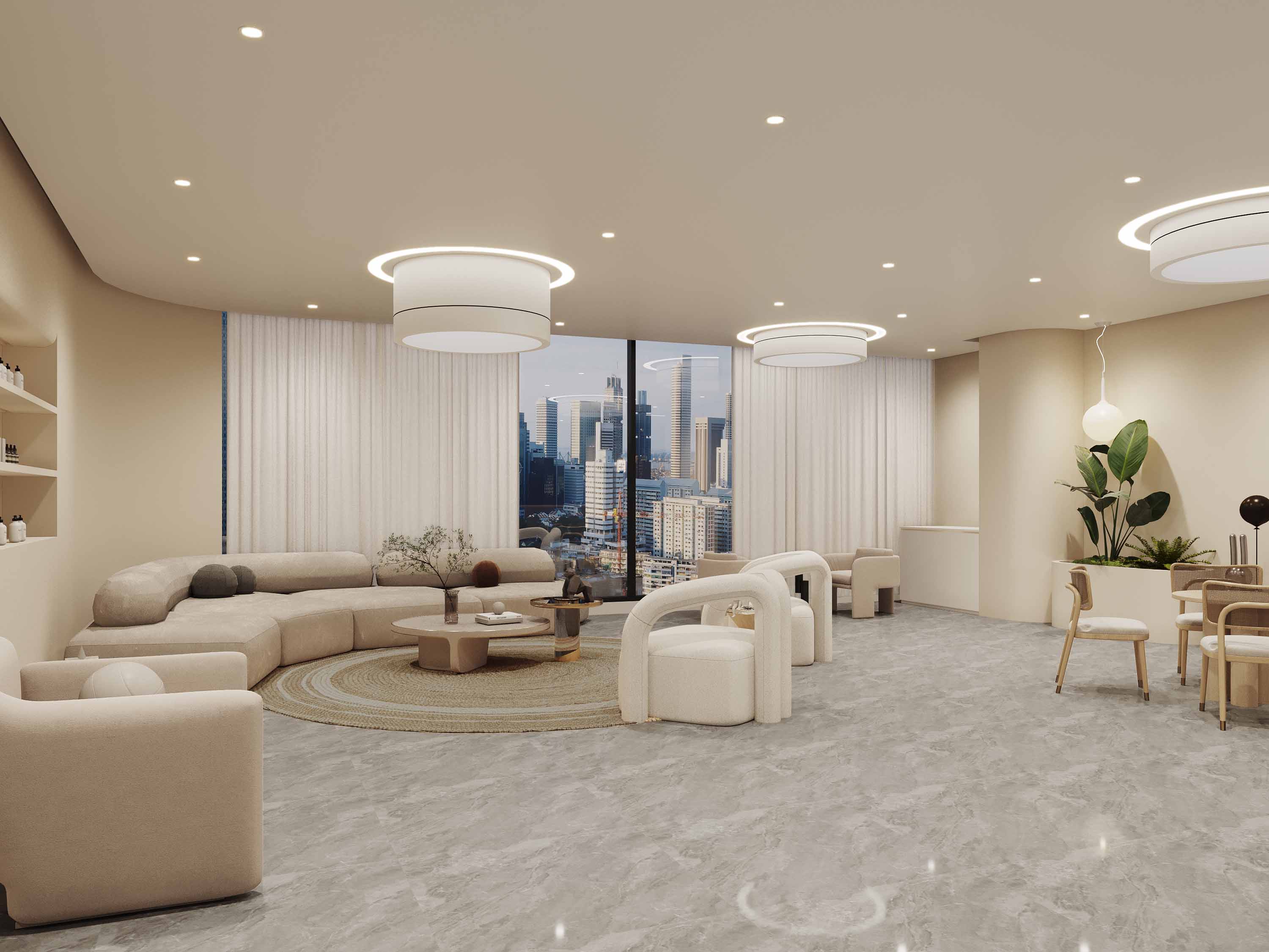 奶油風(fēng)客廳